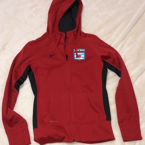 Chicago Red Stars Nike Zip Up with hoodie